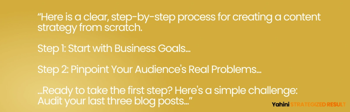 Actionability Yahini