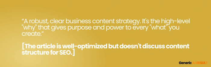 SEO Sophistication Generic Prompt